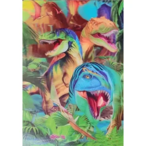 DINOZAURY TYRAZONAURUS REX 3D POCZTÓWKA TRÓJWYMIAROWA 3D 871