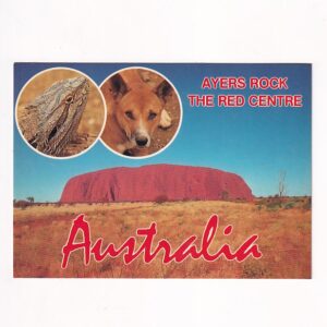 AUSTRALIA ULURU DINGO WIDOKÓWKA A39950