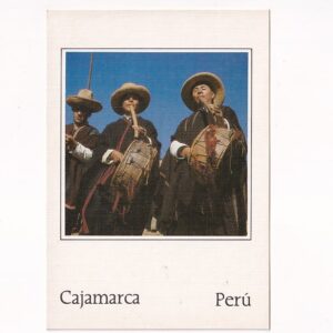 PERU CAJAMARCA MUZYKANCI LUDOWI POCZTÓWKA A39977