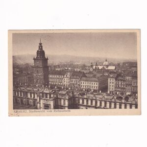 KRAKÓW KRAKAU Z LOTU PTAKA WIDOKÓWKA A40076 alb3