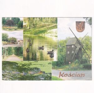 KOŚCIAN WIATRAK "KOŹLAK" FRAGMENTY OKOLICY POCZTÓWKA A40163