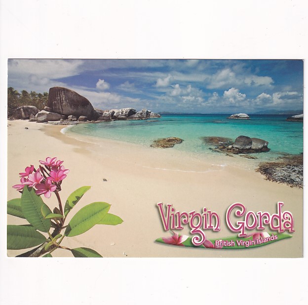 WYSPY DZIEWICZE VIRGIN GORDA KARAIBY WIDOKÓWKA A40174