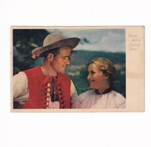 GÓRALE Z OKOLIC NOWEGO SĄCZA POCZTÓWKA A40184