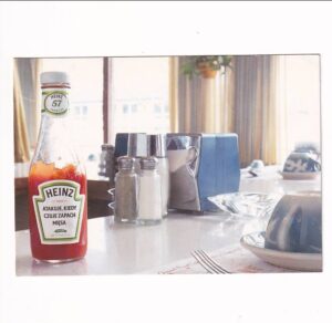 JEDZENIE KETCHUP HEINZ POCZTÓWKA A40186