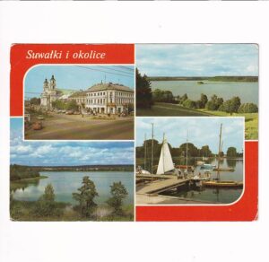 SUWAŁKI I OKOLICE WIDOKÓWKA A40192