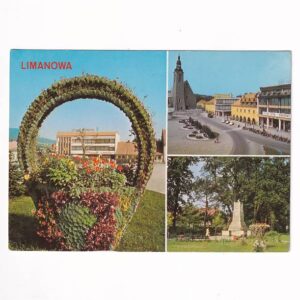 LIMANOWA FRAGMENTY MIASTA POMNIK WIDOKÓWKA A40306