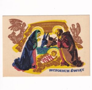 MARIA ORŁOWSKA-GABRYŚ WESOŁYCH ŚWIĄT B.N.POCZTÓWKA GRAF-4903