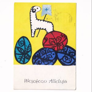 BARBARA KUSAK-PAWLIKOWSKA WESOŁYCH ŚWIĄT WIELKANOC POCZTÓWKA GRAF-4935