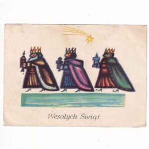 DANUTA KONWICKA WESOŁYCH ŚWIĄT B.N. TRZEJ KRÓLOWIE POCZTÓWKA GRAF-4948