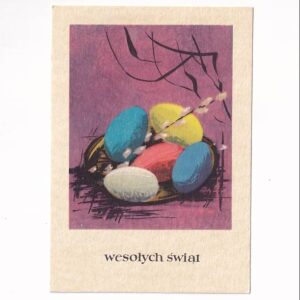TOMASZ RUMIŃSKI WESOŁYCH ŚWIĄT WIELKANOC POCZTÓWKA GRAF-5026