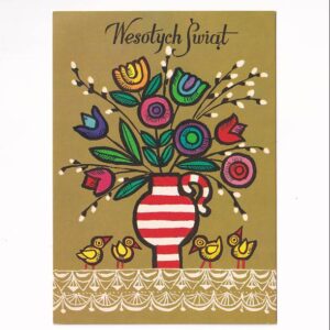 EWA SALAMON WESOŁYCH ŚWIĄT WIELKANOC POCZTÓWKA GRAF-5032