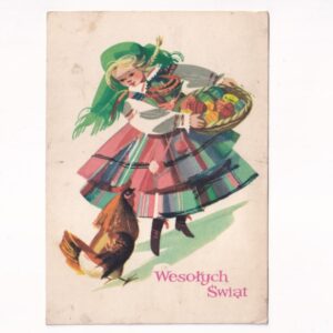 MARIA ORŁOWSKA-GABRYŚ WESOŁYCH ŚWIĄT WIELKANOC POCZTÓWKA GRAF-5066