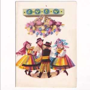 MARIA ORŁOWSKA-GABRYŚ WESOŁYCH ŚWIĄT WIELKANOC KARNET/POCZTÓWKA GRAF-5080