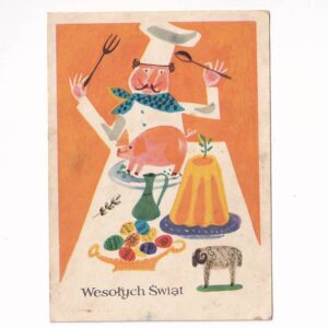 MARIA USZACKA WESOŁYCH ŚWIĄT WIELKANOC POCZTÓWKA GRAF-5094