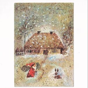 BARBARA ŚWIDZIŃSKA WESOŁYCH ŚWIĄT B.N. MIKOŁAJ POCZTÓWKA GRAF-5134