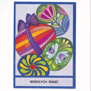 ZOFIA DAROWSKA WESOŁYCH ŚWIĄT WIELKANOC POCZTÓWKA GRAF-5135