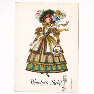 DANUTA IMIELSKA-GEBETHNER WESOŁYCH ŚWIĄT WIELKANOC POCZTÓWKA GRAF-5137