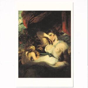 J.REYNOLDS "KUPIDYN ROZWIĄZUJĄCY WSTĘGĘ WENUS" POCZTÓWKA A40459