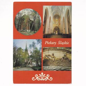 PIEKARY ŚLĄSKIE KOŚCIÓL ODPUSTOWY I PARAFIALNY WIDOKÓWKA A40386