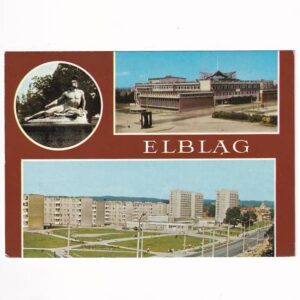 ELBLĄG FRAGMENTY MIASTA WIDOKÓWKA A40439