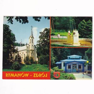 RYMANÓW ZDRÓJ FRAGMENTY MIASTA WIDOKÓWKA A40445