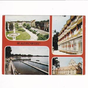 WĄGROWIEC PLAC PUŁK.A.PASZKOWA JEZIORO DUROWSKIE WIDOKÓWKA A40467