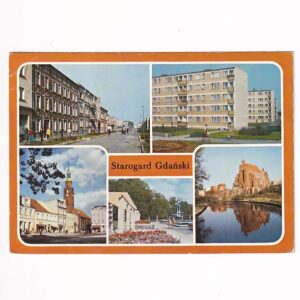 STAROGARD GDAŃSKI FRAGMENTY MIASTA WIDOKÓWKA A40476