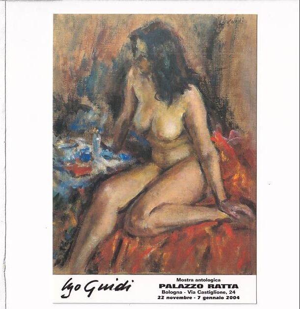 UGO GUIDI "NUDO ALLA TOELETTA" POCZTÓWKA A40522