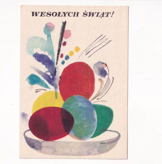 J.JAWOROWSKI WESOŁYCH ŚWIĄT WIELKANOC POCZTÓWKA GRAF-5364