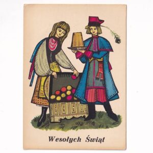 BOHDAN WRÓBLEWSKI WESOŁYCH ŚWIĄT WIELKANOC POCZTÓWKA GRAF-5178