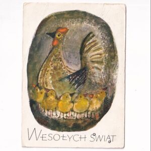 BOHDAN WRÓBLEWSKI WESOŁYCH ŚWIĄT WIELKANOC POCZTÓWKA GRAF-5200