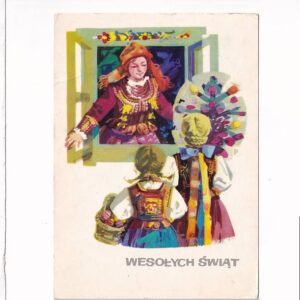 MARIA ORŁOWSKA-GABRYŚ WESOŁYCH ŚWIĄT WIELKANOC POCZTÓWKA GRAF-5271