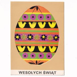 HANNA SZYMAŃSKA-EINEBERG WESOŁYCH ŚWIĄT WIELKANOC POCZTÓWKA GRAF-5319