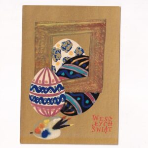 ADAM MŁODZIANOWSKI WESOŁYCH ŚWIĄT WIELKANOC POCZTÓWKA GRAF-5342