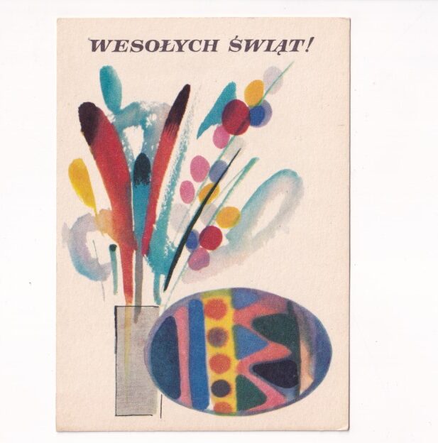 J.JAWOROWSKI WESOŁYCH ŚWIĄT WIELKANOC POCZTÓWKA GRAF-5363